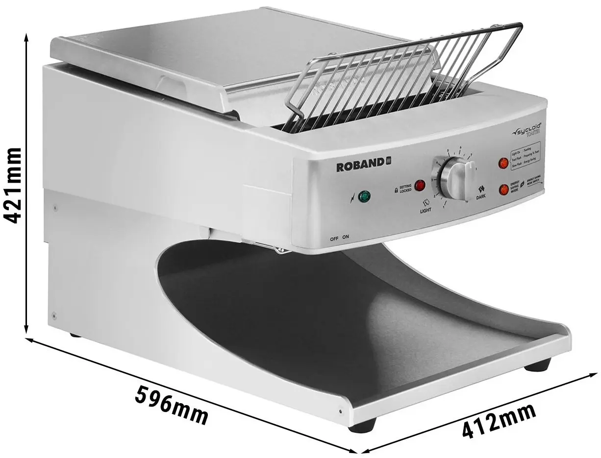 Тостер конвейерный Roband DLTPL500 (Inox) - 7