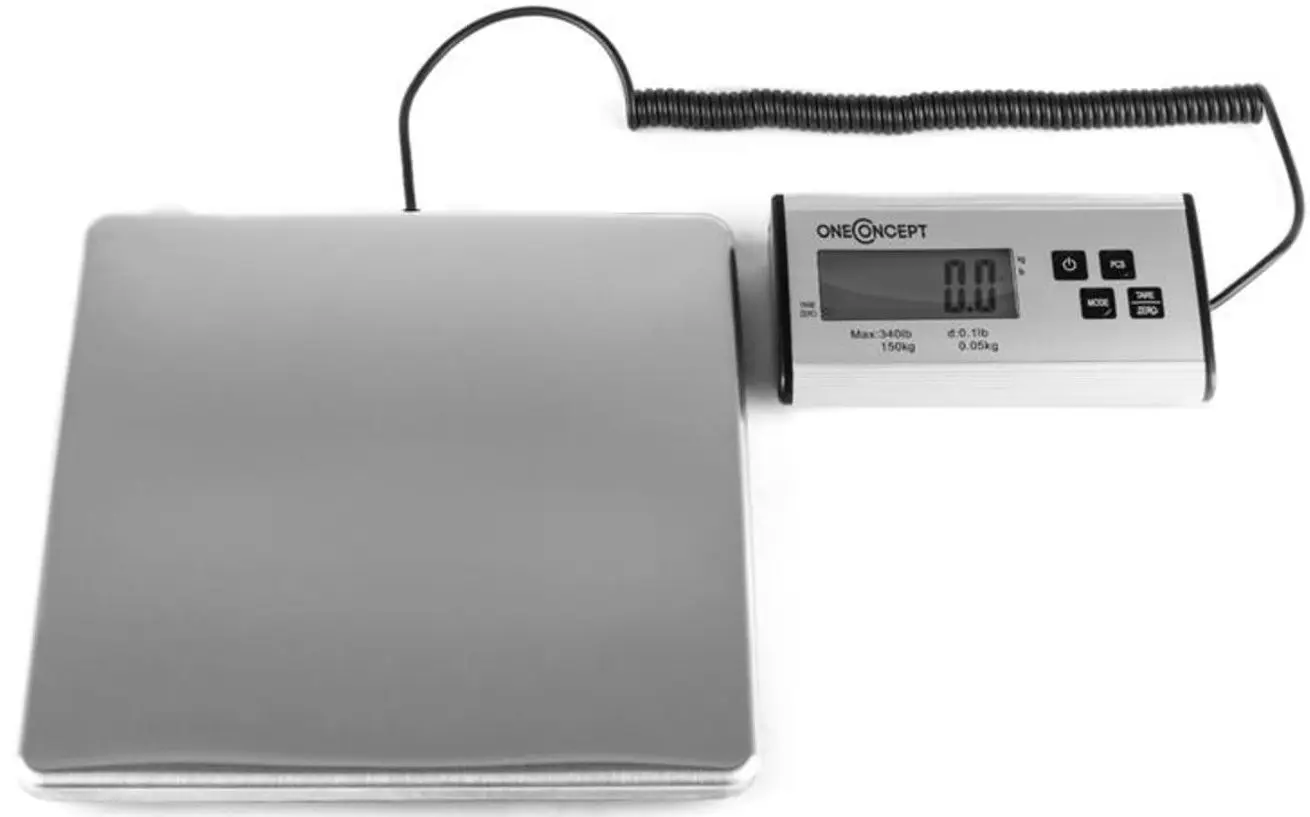 Cantar digital pentru pachete OneConcept Marketeer 10030716 (Silver)