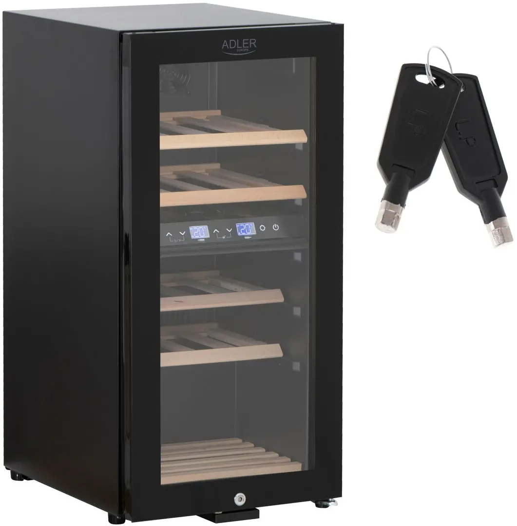 Винный шкаф Adler AD 8080 (Black) - 4