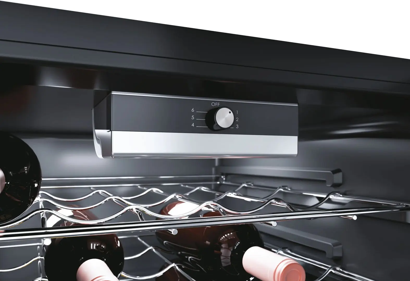 Vitrina de vinuri Candy CWC 150 EM/N (Black)