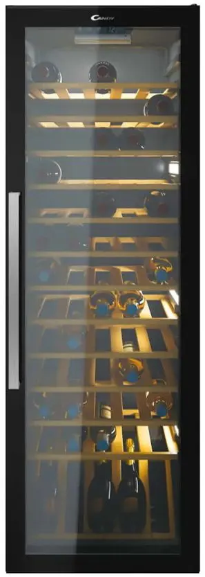Vitrina de vinuri Candy CWC 200 EELW/N (Black)