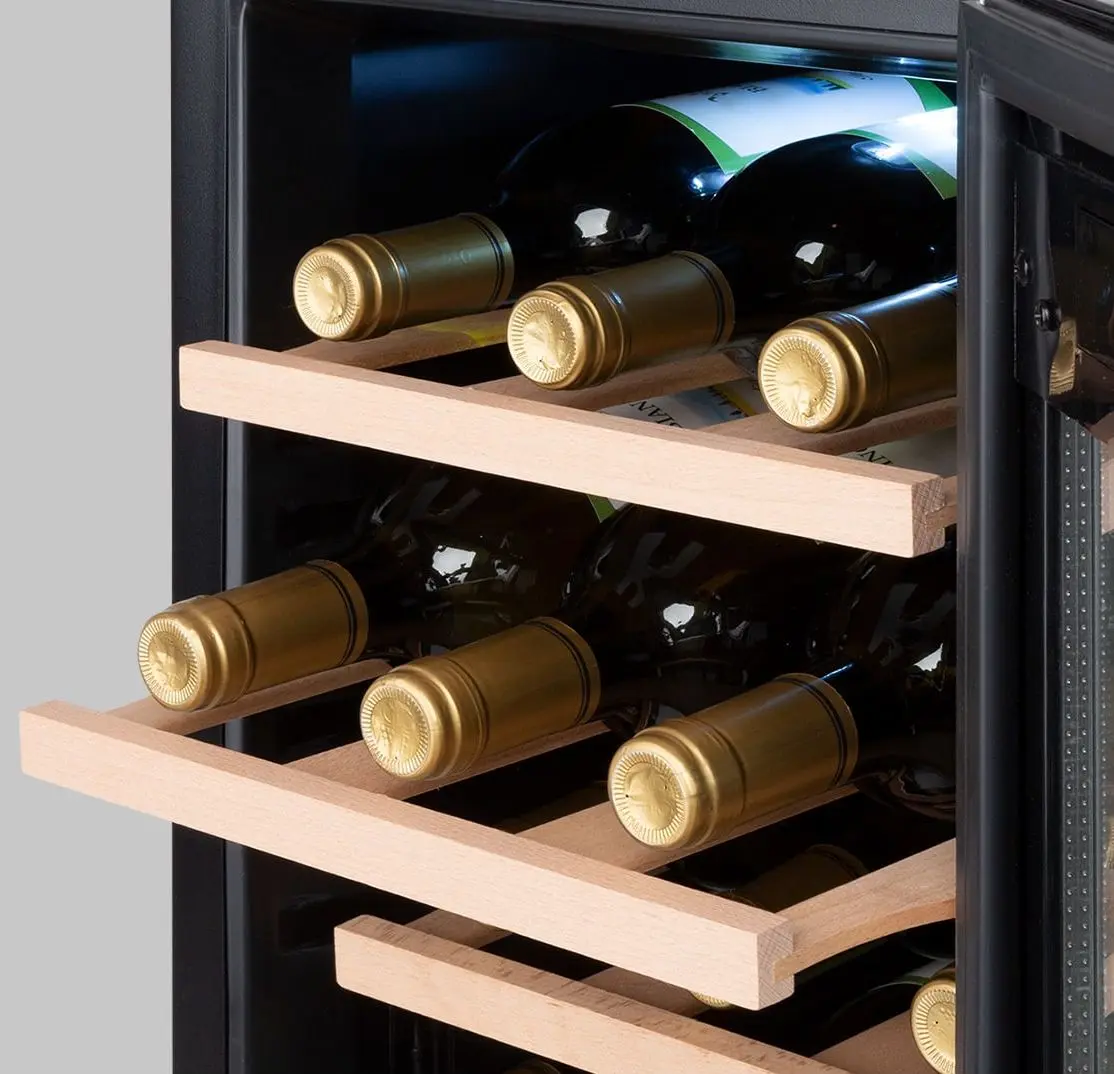 Vitrina de vinuri Klarstein Reserva 12 Uno 10035859 (Black)
