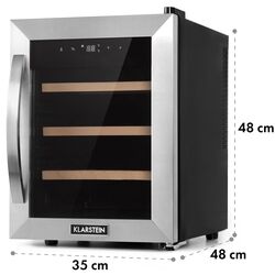 Vitrina de vinuri Klarstein Reserva 12 Uno 10035859 (Black) Thumb