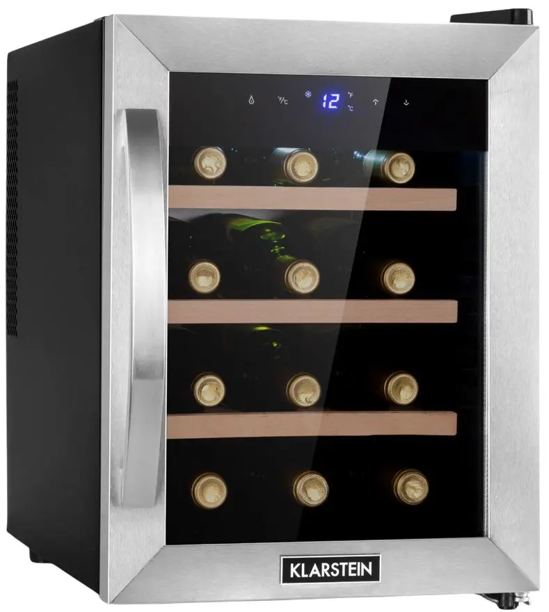 Vitrina de vinuri Klarstein Reserva 12 Uno 10035859 (Black)