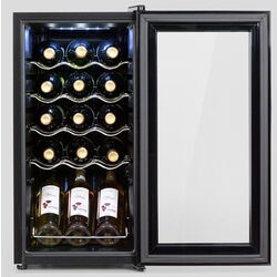 Vitrina de vinuri Klarstein Shiraz 15 Slim Uno 10035025 (Black) Thumb