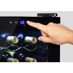 Vitrina de vinuri Klarstein Shiraz 15 Slim Uno 10035025 (Black) Thumb