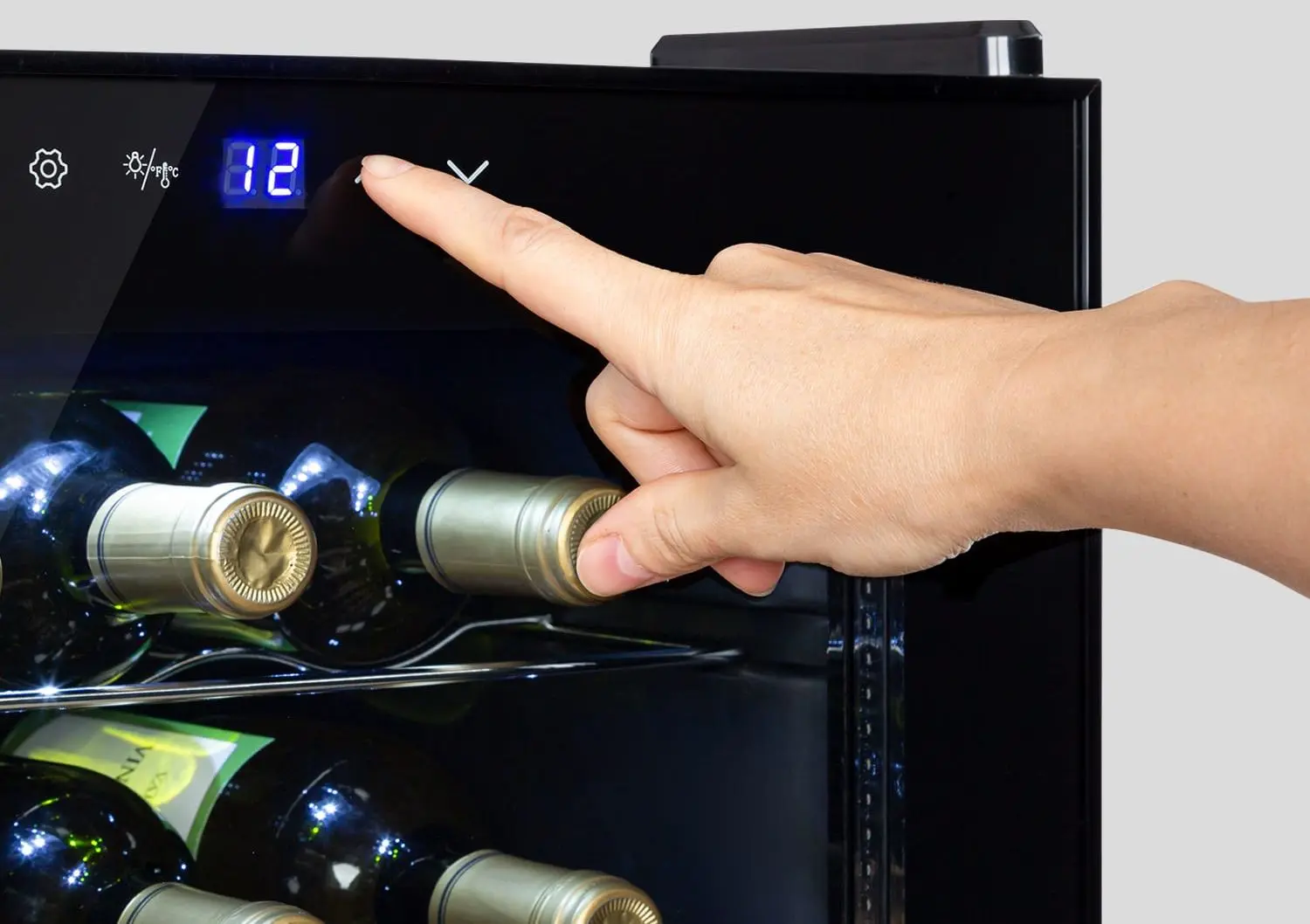 Vitrina de vinuri Klarstein Shiraz 28 Uno 10035029 (Black)