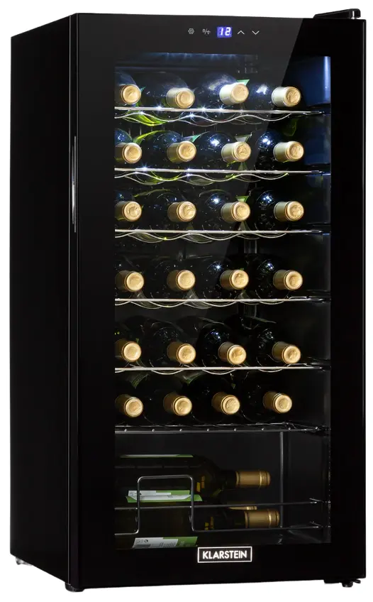Vitrina de vinuri Klarstein Shiraz 28 Uno 10035029 (Black)
