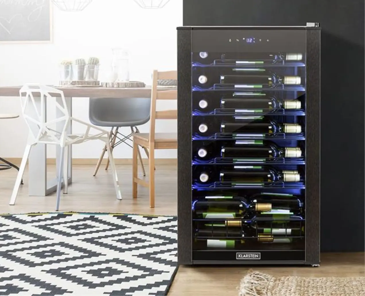 Vitrina de vinuri Klarstein Vinomatica 36 Uno 10034466 (Black)