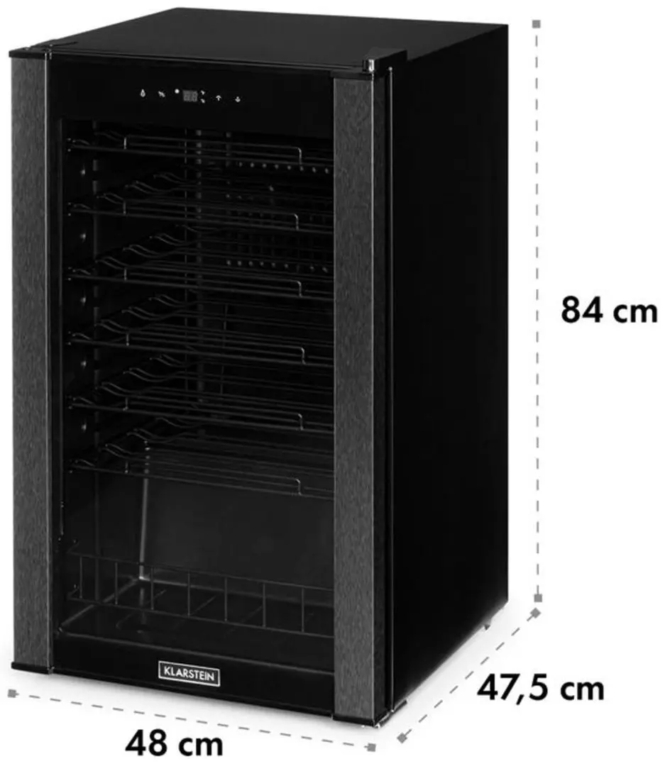 Vitrina de vinuri Klarstein Vinomatica 36 Uno 10034466 (Black)