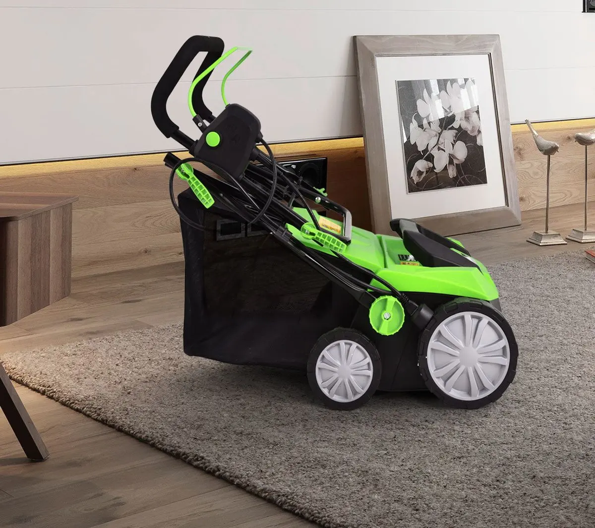 Электрический аэратор-скарификатор Costway ET1415DE-GN (Green/Black) - 3