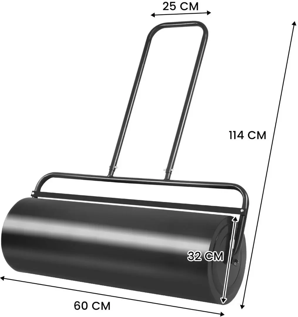 Rola de gradina pentru nivelare Costway GT2970DK (Black)