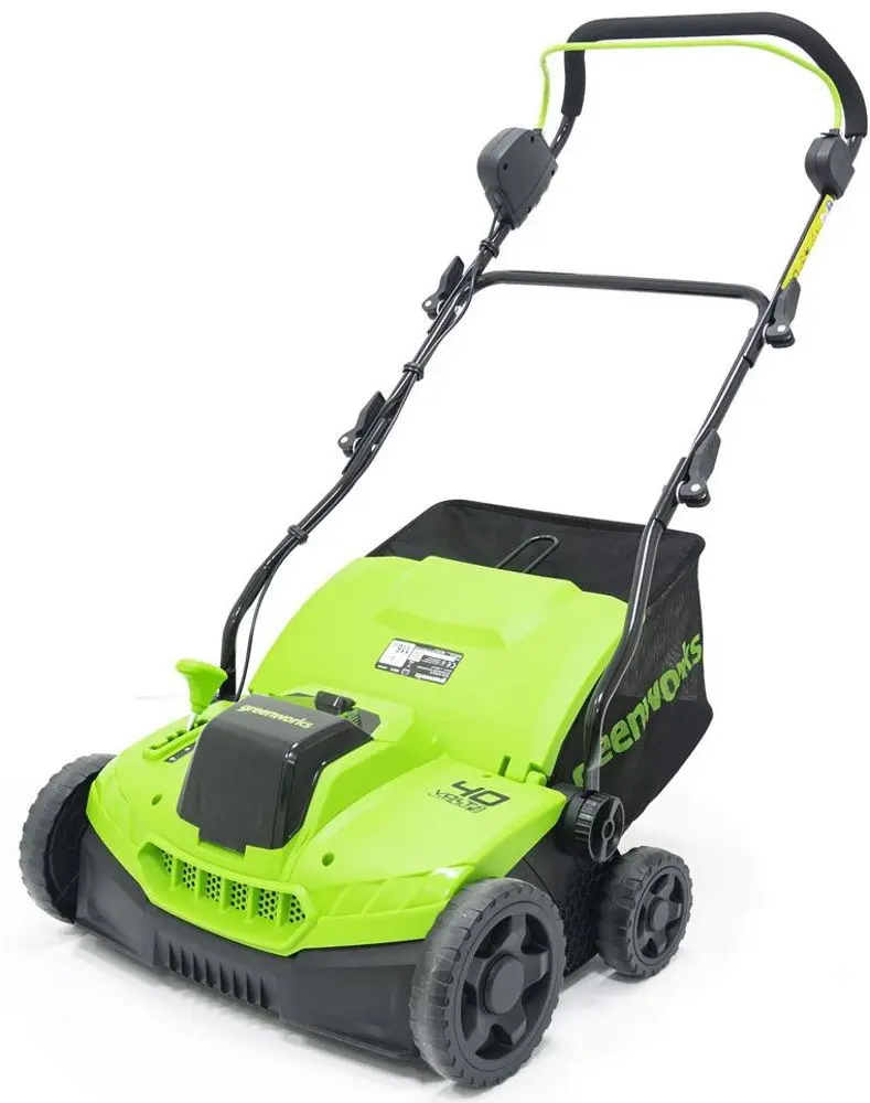 Аэратор аккумуляторный GreenWorks G40DT35 (Green)