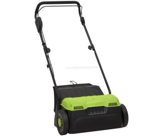 Aerator-scarificator electric VidaXL 93808 (Black/Green)