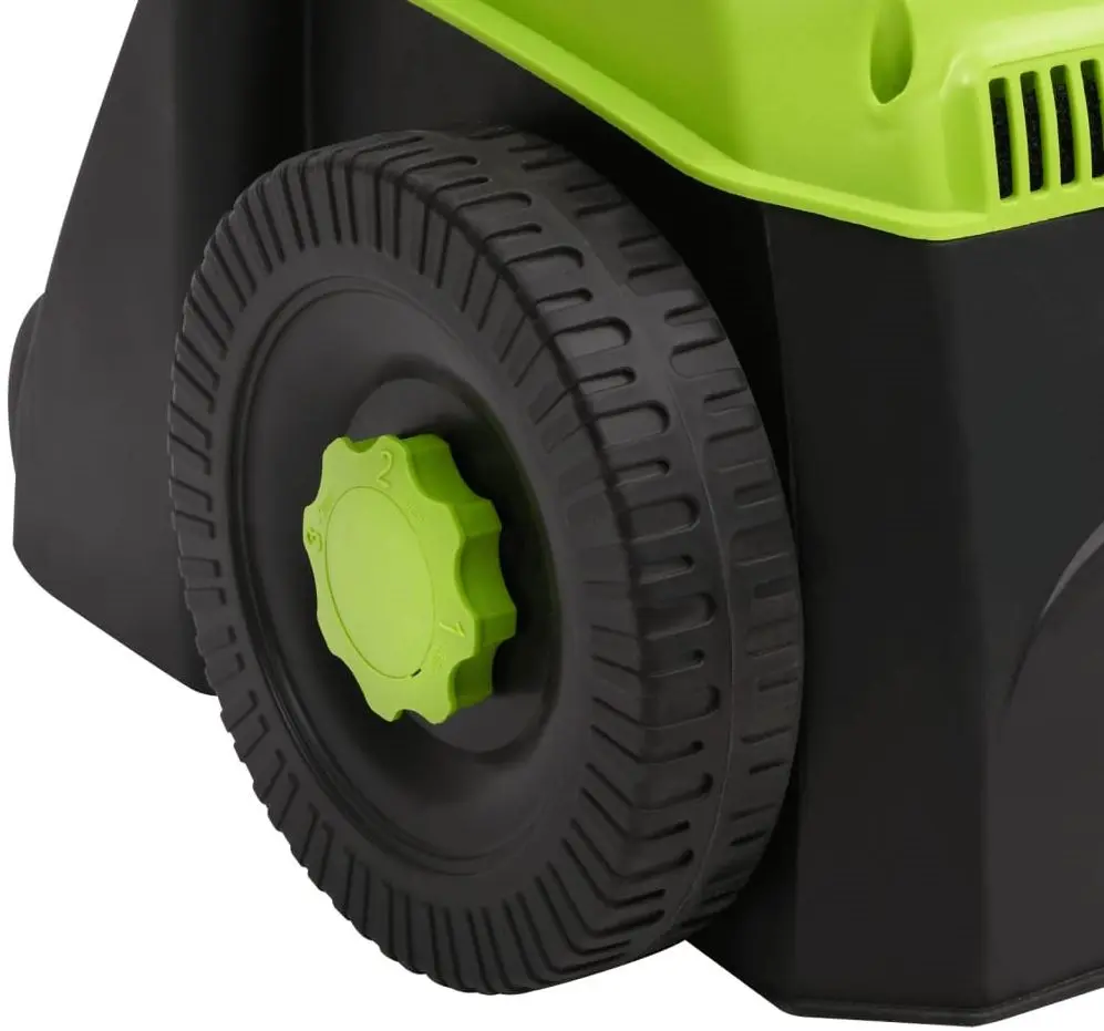 Aerator-scarificator electric VidaXL 93808 (Black/Green)
