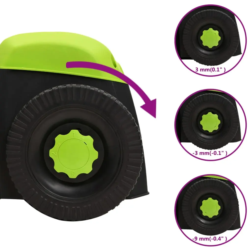 Aerator-scarificator electric VidaXL 93808 (Black/Green)