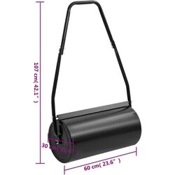 Каток для газонов VidaXL 154468 (Black) Thumb