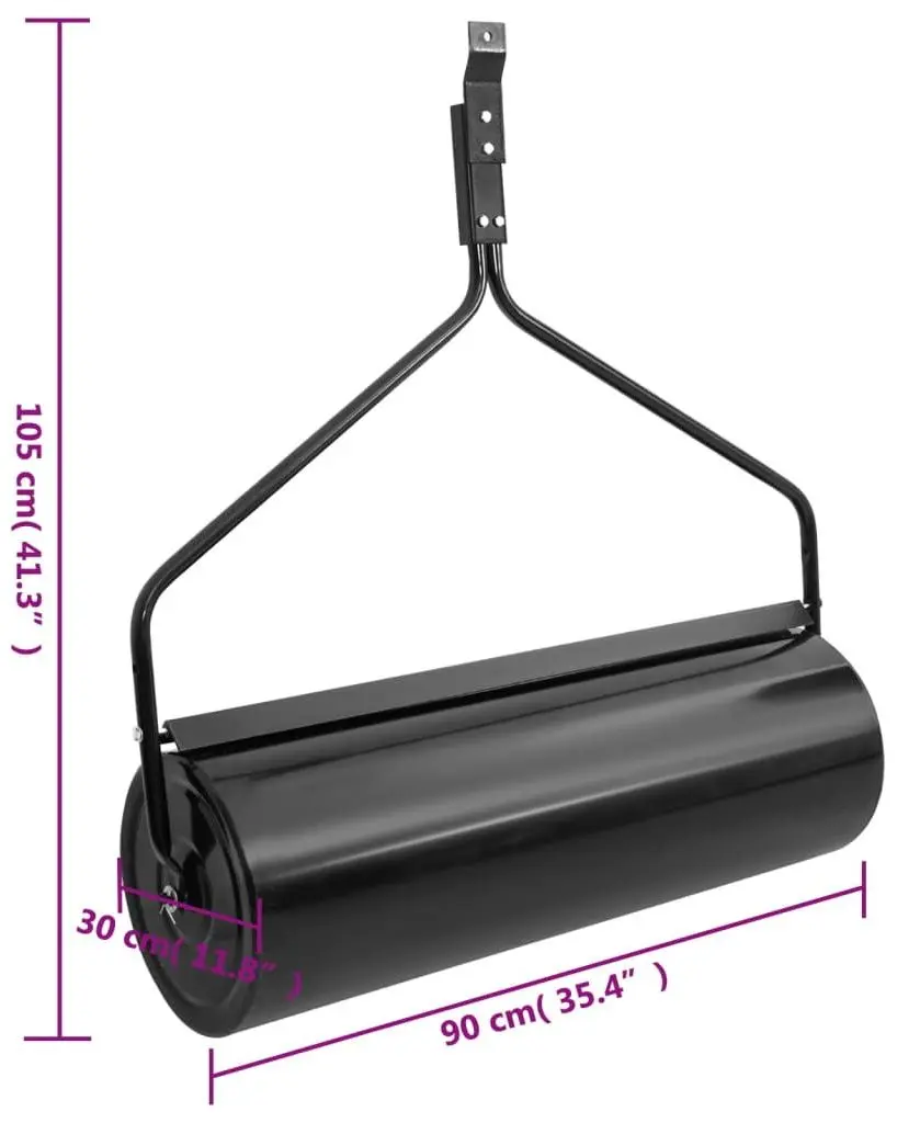 Rola de gradina VidaXL 154466 (Black)