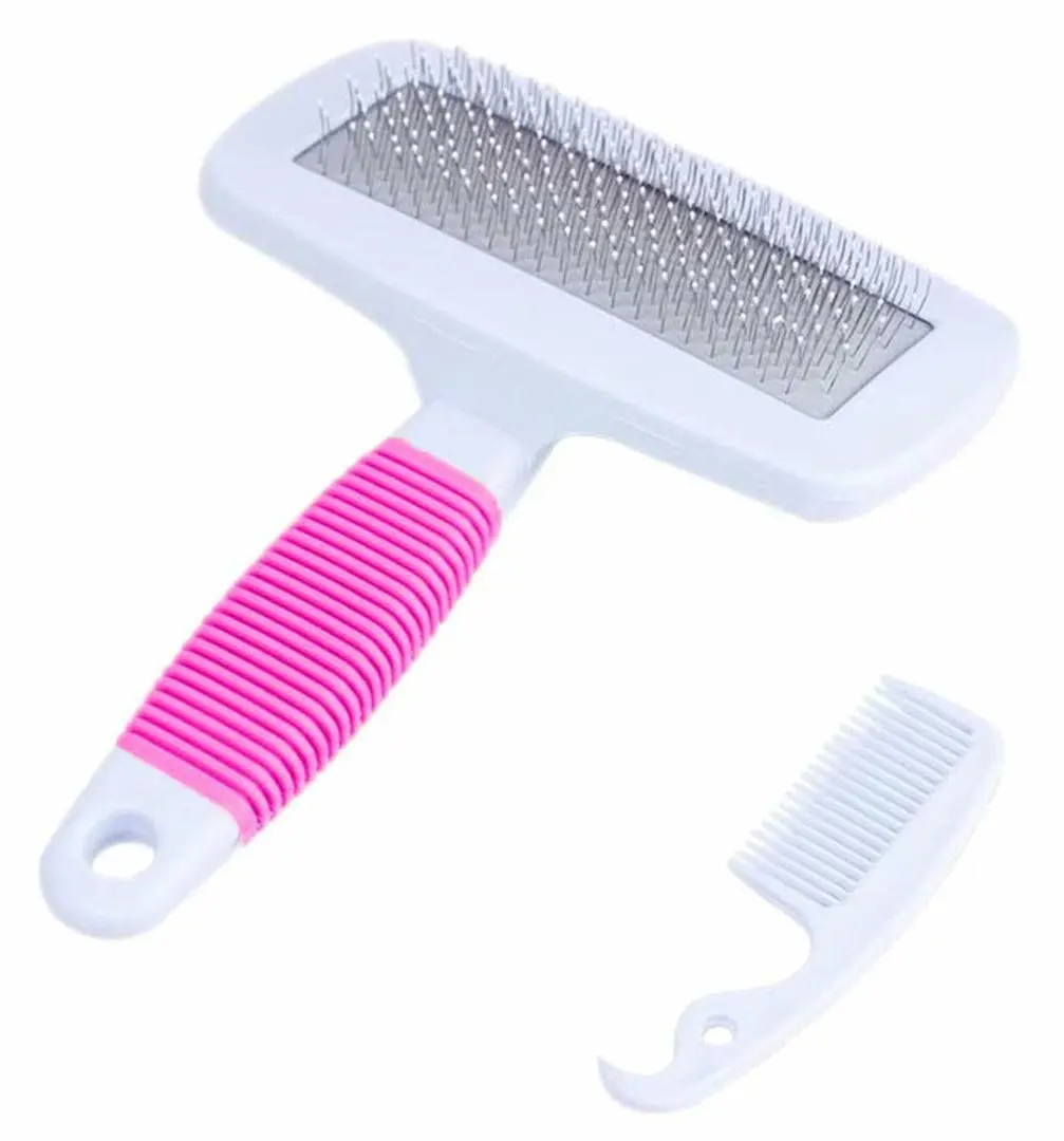 Pieptene pentru animale Aptel ZW3B (White/Pink)