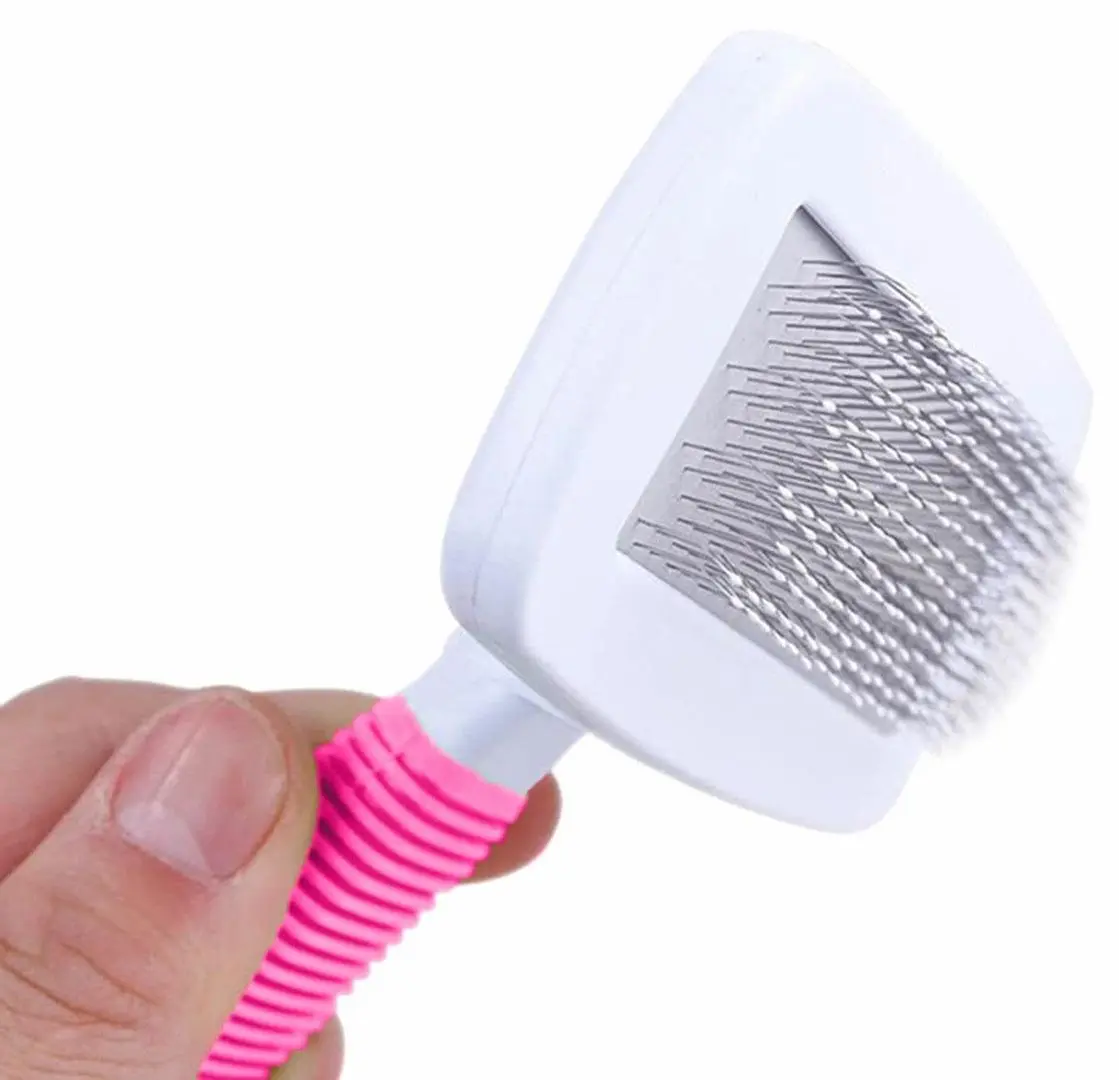 Pieptene pentru animale Aptel ZW3B (White/Pink)