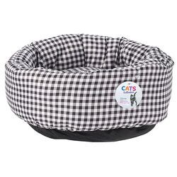 Culcus pentru animale Cats 30cm (Black/White)