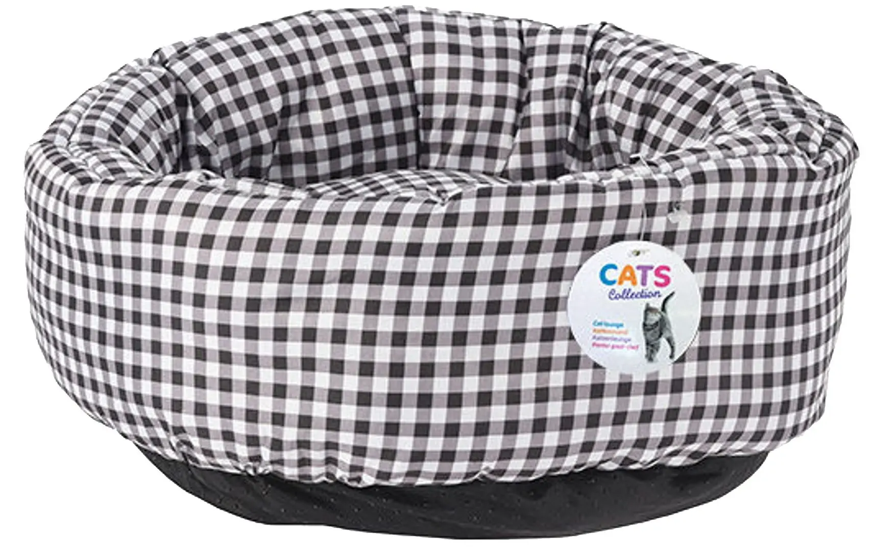 Culcus pentru animale Cats 30cm (Black/White)
