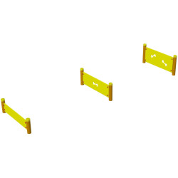 Triplu obstacol pentru caini Copfer PTP 060.E