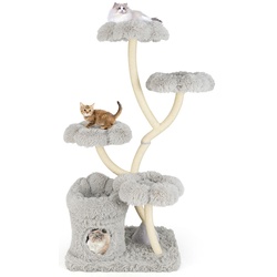 Ansamblu de joaca pentru pisici Costway PV10226GR (Grey)