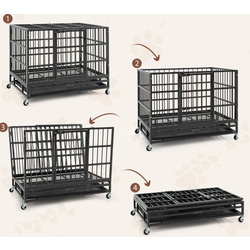 Cusca pentru caini Costway PU10039BK (Black) Thumb