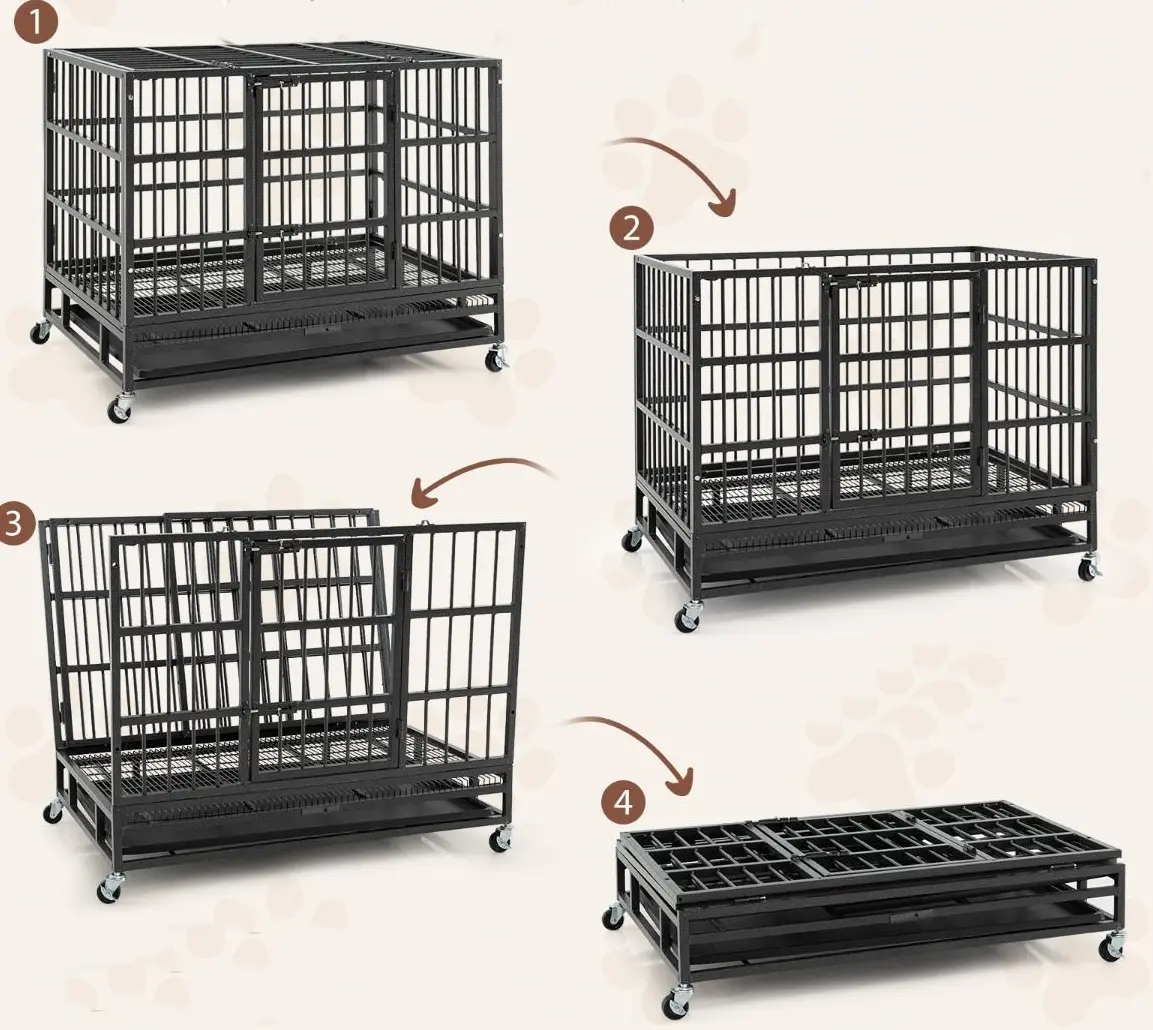 Cusca pentru caini Costway PU10039BK (Black)