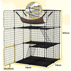 Cusca pentru animale Costway PV10318BK (Black) Thumb