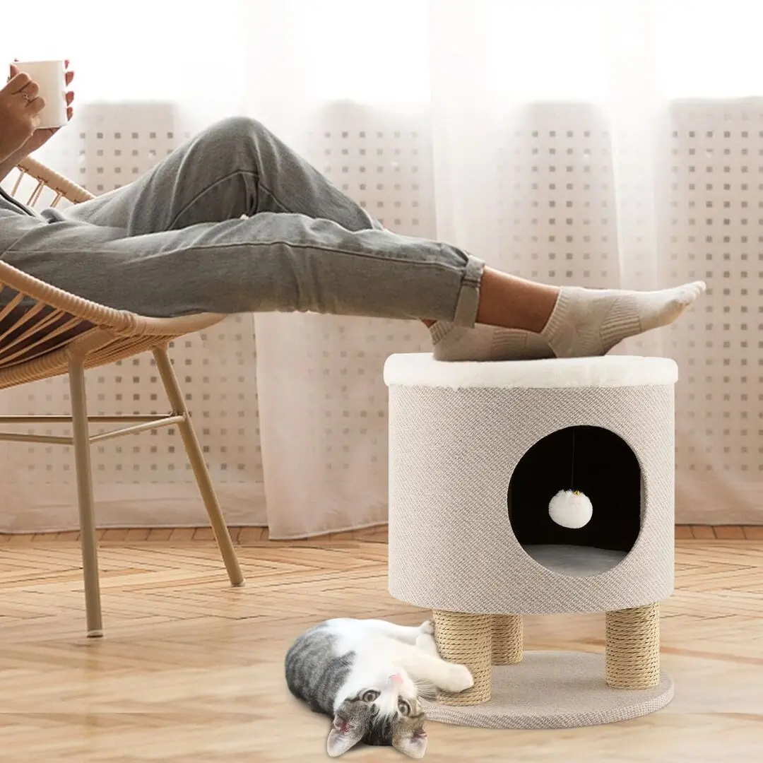 Pat cu zgarietor Costway PV10098BE (Beige)