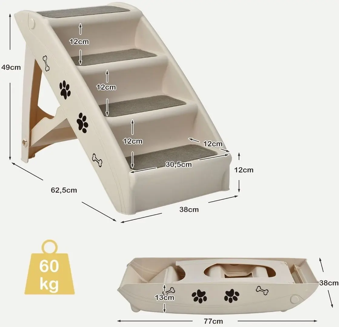 Scara pentru caini Costway PW10029BE (Beige)