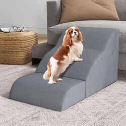 Лестница для собак Costway PW10070GR (Grey) Thumb