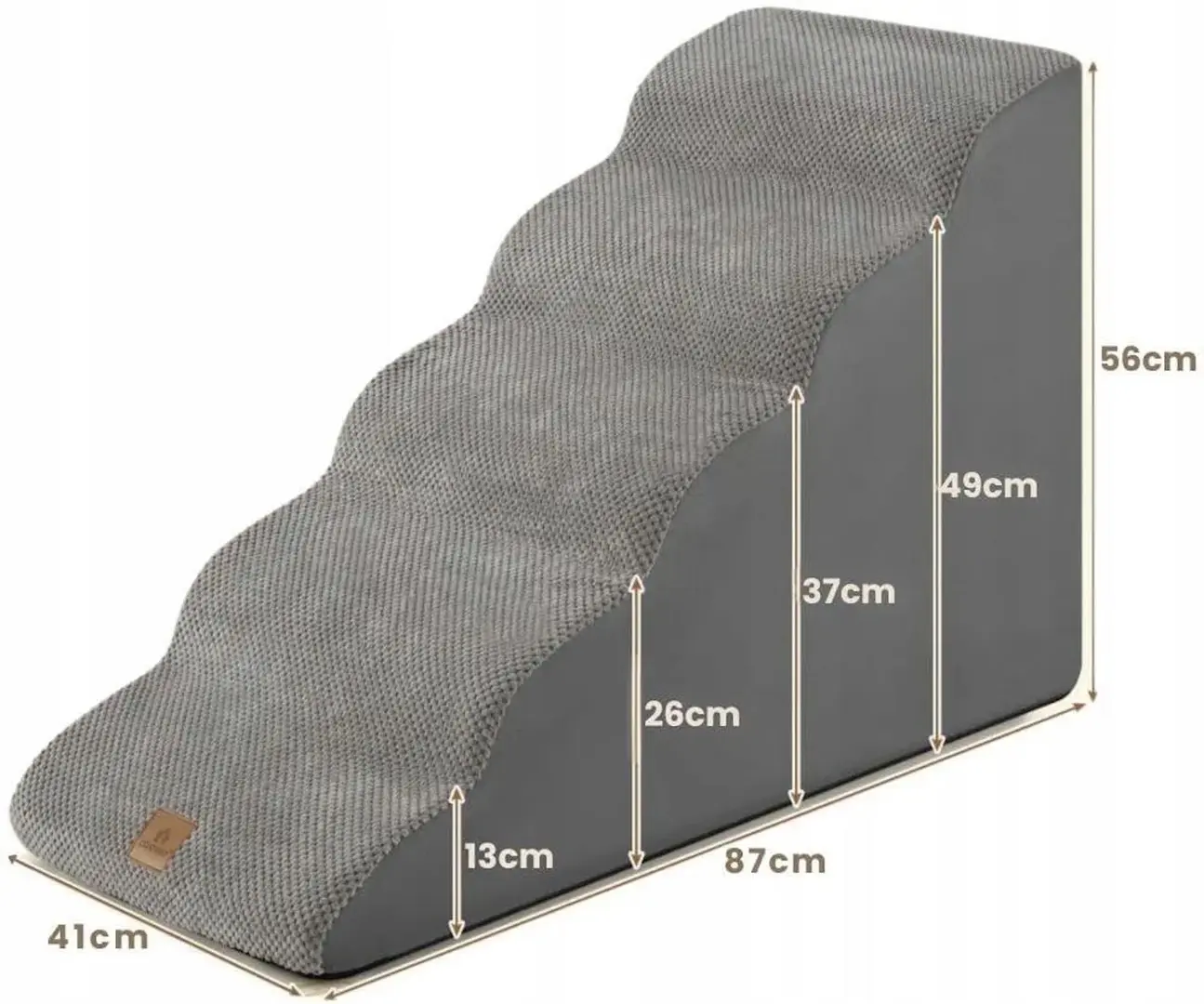 Лестница для собак Costway PW10100GR (Grey)