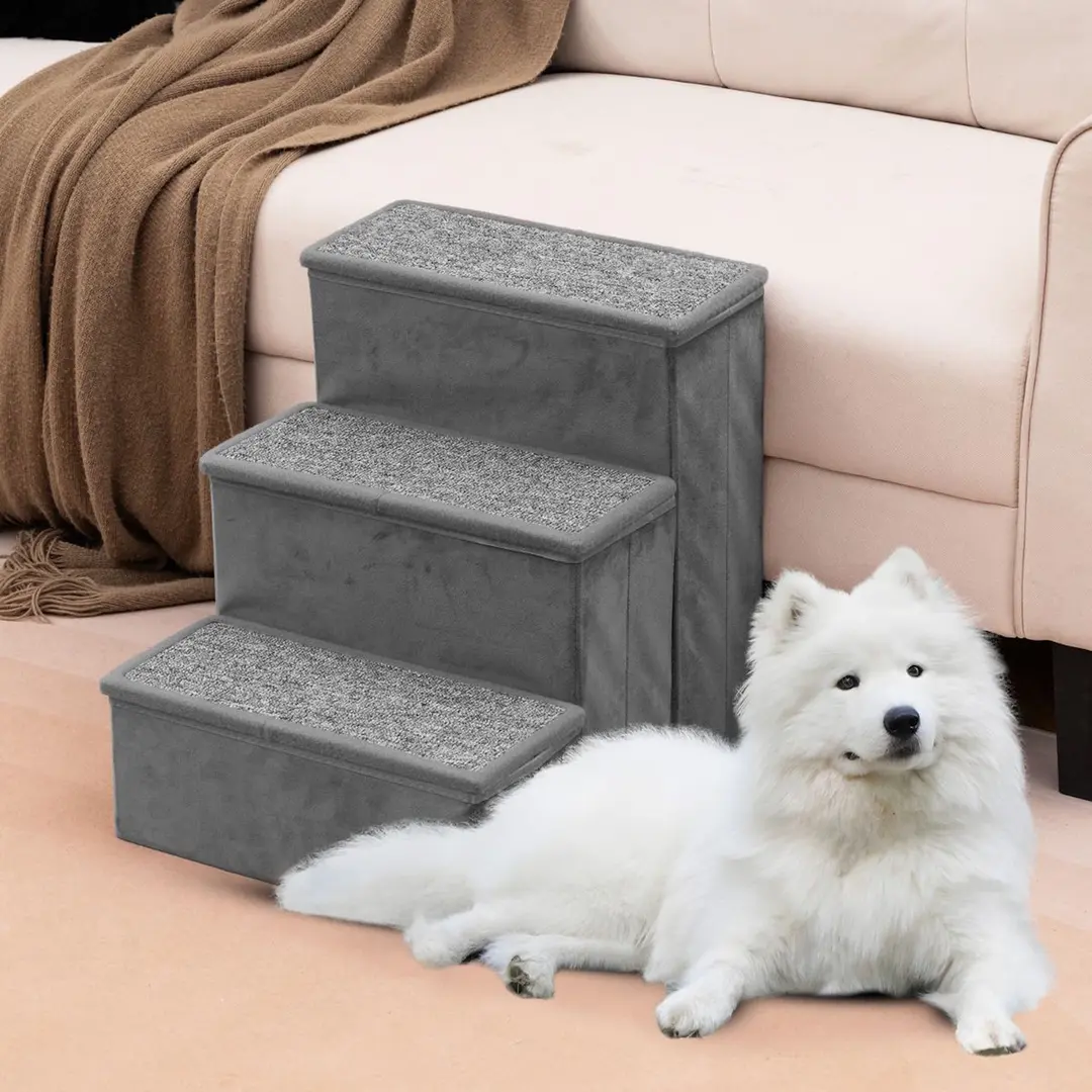 Лестница для собак Costway PW10102GR (Grey)