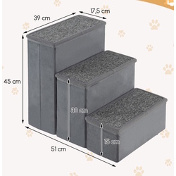 Лестница для собак Costway PW10102GR (Grey) Thumb