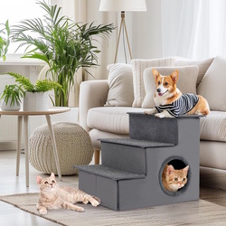 Scara pentru caini Costway PW10104GR (Grey) Thumb