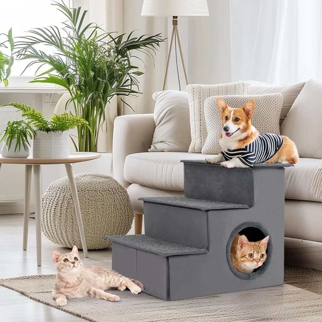 Scara pentru caini Costway PW10104GR (Grey)