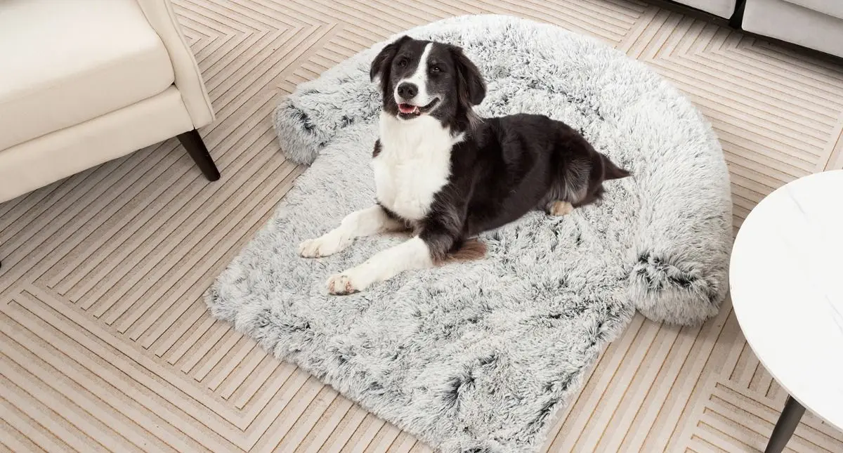 Culcus pentru caini Costway PU10025WH-M (Grey)