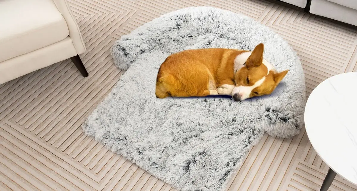 Culcus pentru caini Costway PU10025WH-S (Grey)