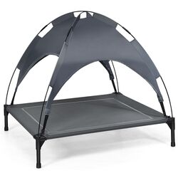 Sezlong-pat pentru caini Costway PS7353-L (Grey)