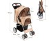 Carucior pliabil pentru transportarea animalelor Costway PW10039BE (Beige)