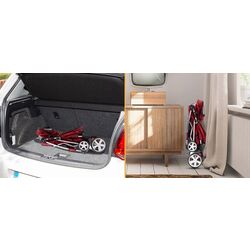 Складная коляска для переноски животных Costway PW10039RD (Red) Thumb