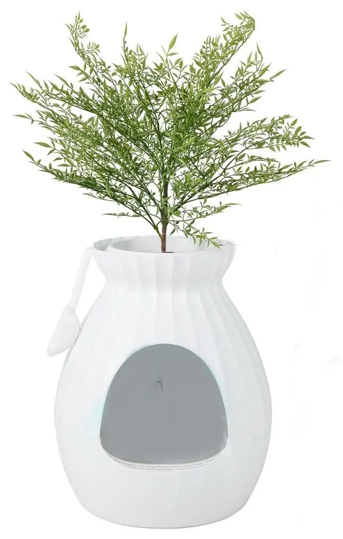Туалет с удалением запахов для кошек Costway PV10140DE-WH (White)
