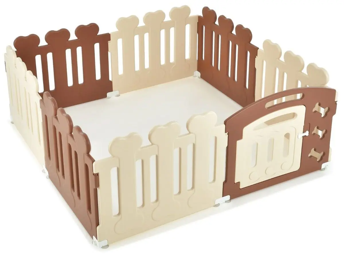 Защитный барьер для собак Costway PW10056CF (Brown)
