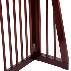 Bariera de protectie pentru animale Costway PW10041CF (Brown) Thumb