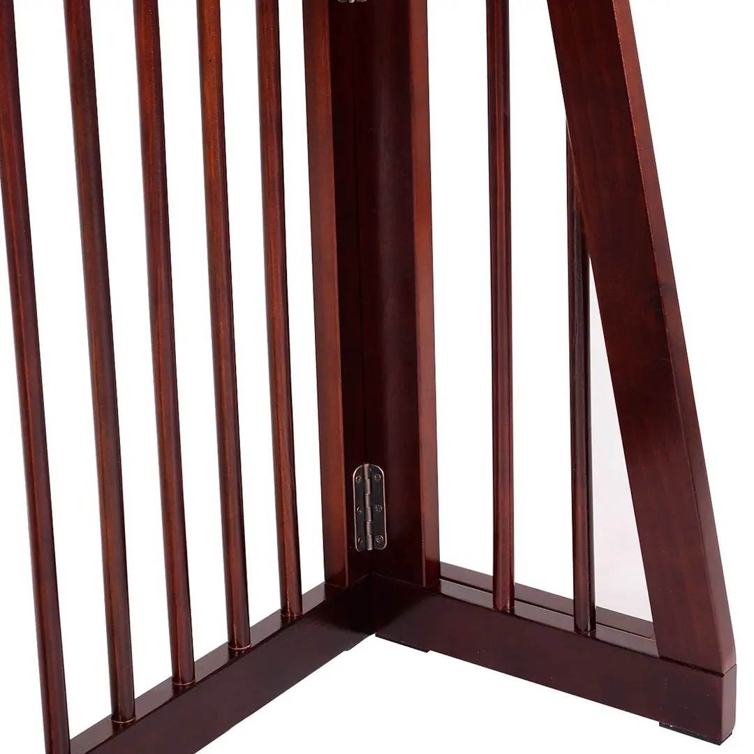 Bariera de protectie pentru animale Costway PW10041CF (Brown)