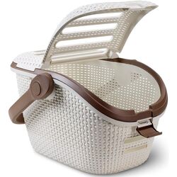 Purtator pentru animale Curver PetLife 2211770 (Beige) Thumb