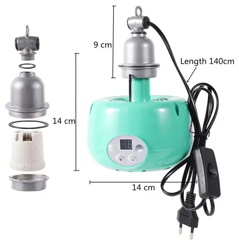 Incalzitor pentru pasari Demetra FAN-2 (Green)